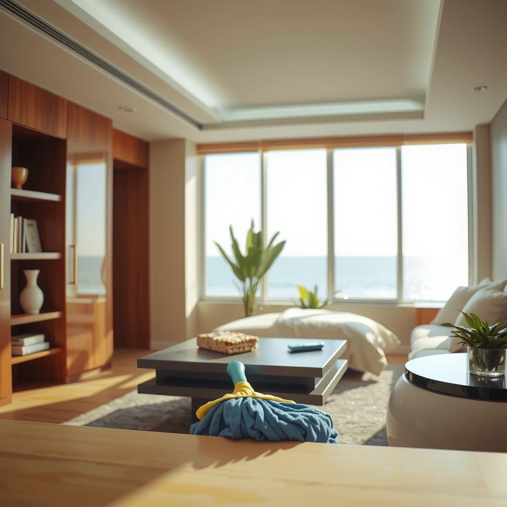 Close-up of pristine glass edge